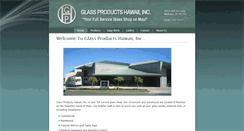 Desktop Screenshot of glassproductshawaii.com