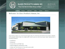 Tablet Screenshot of glassproductshawaii.com